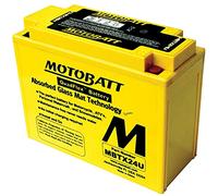 MotoBatt MBTX24U (12V 25 Amp) 285CCA Factory Activated Maintenance Free QuadFlex AGM Battery