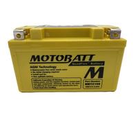 MOTOBATT MBTZ10S (12 V 8.6 Amp) 140CCA Quadflex AGM Batería activada de fábrica