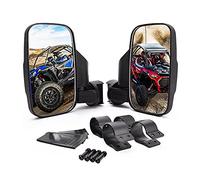 Motobiker ajustable par UTV lado espejo Set 1,5 - 1,75 o 2, Roll Bar jaula, Universal UTV vista lateral espejos alto impacto (2pcs/set)