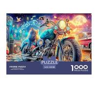 MotoCat Puzzle para Adultos Un Imposible Rompecabezas De Alta Definición - El Regalo Original Y Sorprendente para Esta Navidad, Recomendado Desde 14 Años 52x38cm/1000pcs