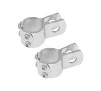 Motocicleta 1-1/4 "32mm Protector De Motor Carretera Reposapiés Soporte Abrazaderas Montaje para Harley Touring Sportster Dyna