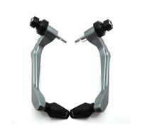 Motocicleta 17-22mm Manillar Guardamanos Universal para CFMOTO 150NK 250NK 450NK 450MT 800NK 250CL 450CL Protector Manillar(Gris)