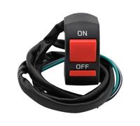Motocicleta 22 mm Handlebout Light Interruptor en el botón de apagado Compatible con bicicleta ATV para el número de pieza 8K1927225B