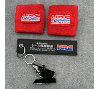 Motocicleta 3D HRC Bordado Logo Fluid Oil Frontal Trasero Freno de Embrague Depósito de Embralación Cubierta de la Taza de Calcetines for CBR600RR CBR1000RR Repsol (Color : 05)