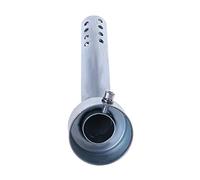 Motocicleta 48mm Tubo de escape en ángulo Insertar el extremo del deflector Can DB Killer Silencer Silenciador codo 175MM AJOHBM