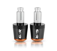 motocicleta 7/8 "22mm Para Suzuki GSR 400 2008-2012 GSR 600 2006-2011 GSR 750 2011-2018 Extremo Del Manillar De La Motocicleta Tapa Del Extremo Del Manillar extremo del mango(Black-Orange)