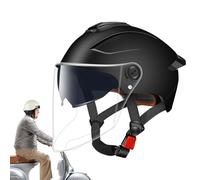 Motocicleta - Abierto para Adultos, Equipo de Seguridad con Doble Visera, Protector Transpirable, Eléctrico para Bicicleta y Moto, Accesorio de Conducción para Todas Las