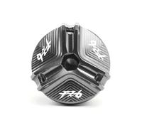 Motocicleta Accesorios Accesorios CNC para Moto Tapa Llenado Aceite Motor Aluminio Cubierta De Tapón para Yamaha FZ1 2006-2015 FZ6 FZ-6 FZ 6 FZ6R 2004-2012 2007 2009 FZ8(Gray B)