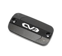 Motocicleta Accesorios Accesorios CNC para Motocicleta, Tapa De Depósito Líquido Frenos Delanteros, Tapas Aceite para KYMCO CV3 CV 3 2019-2023 2022 2021(Black A)
