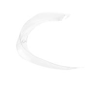 Motocicleta Accesorios for Casco, Paleta de Aire de Cola Grande, Radar de Combate, alerón de Pista, Acelerador, Cola modificada for AGV, Pista, Corsa, GPR, R, conducción Segura(Transparent B)