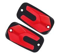 Motocicleta Accesorios para Honda CBR 929RR CBR929RR CBR929 RR 2000 2001 2002 1 Par De Piezas Motocicleta Cubierta Depósito Líquido Freno Delantero Izquierdo Derecho(Rosso)