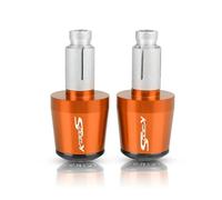 motocicleta Accesorios Para Motocicleta, Manillar De 7/8 "y 22MM, Empuñaduras De Mano, Tapa Final De Barra Para BMW K1300S K 1300 S 2007-2014 2015 2016 2008 2009 extremo del mango(Orange-Black)