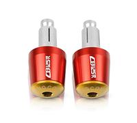 motocicleta Accesorios Para Motocicleta, Manillar De Carreras, Empuñaduras, Manillar, Extremos De Barra, Tapón Para CB125R CB125 2011-2020 extremo del mango(Red gold)