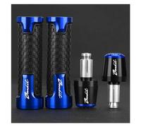 motocicleta Accesorios Para Motocicleta Para SUZUKI BANDIT GSF 250 600 650 1200 1250 S N ABS: Tapones De Extremo Para Manillar extremo del mango(Blue)