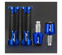 motocicleta Accesorios Para Motocicleta Para SUZUKI BANDIT GSF 250 600 650 1200 1250 S N ABS: Tapones De Extremo Para Manillar extremo del mango(Blue Blue)