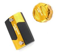 Motocicleta Accesorios para Yamaha Tracer 700GT Tracer700GT MT07 2016 2017 2018 2019 Tapa del Depósito De Líquido Freno Delantero Y Trasero para Motocicleta Accesorios(Gold)