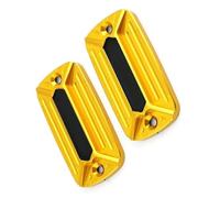 Motocicleta Accesorios Protector De Depósito Líquido Freno Delantero CNC para Motocicleta, Cubierta Protectora para Tanque para Sym para Maxsym 400 400i 600 600i T2 T3(Gold)