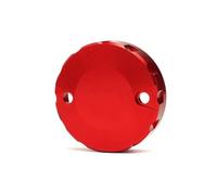 Motocicleta Accesorios Tapa De Aceite del Depósito Combustible Líquido Freno Delantero CNC para Motocicleta para Aprilia RSV4 RR/RF 2009-2018(Rosso)