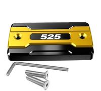 Motocicleta Accesorios Tapa De Depósito Líquido Frenos Delantero para Motocicleta, Accesorios Cubierta Llenado Aceite para LONCIN para VOGE DSX525 2023-2025 DSX625 2025(Yellow A)