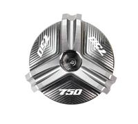 Motocicleta Accesorios Tapa De Filtro Aceite Motor CNC para Motocicleta, Tapón Llenado para Suzuki GSXS 750 1000 GSX-S F GSX S 125 150 1000GT(Gray A)