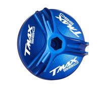 Motocicleta Accesorios Tapa De Llenado Aceite Motor Motocicleta, Accesorios Cubierta Tapón para Yamaha TMAX 560 TMAX560 Tech MAX 2020-2024 2025(BLU)