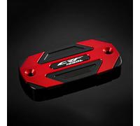 Motocicleta Accesorios Tapa del Depósito Aceite Líquido De Frenos Delantero La Motocicleta Cilindro Maestro para Honda Africa Twin CRF1000L 2020 2021 2022 2023 2024(Rosso)