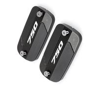 Motocicleta Accesorios Tapa Protectora del Depósito De Líquido Freno Delantero CNC, Protección Aceite, Accesorios Motocicleta para Honda Forza 750 Forza750 2020 2021(Nero)