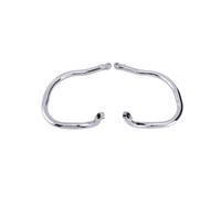 Motocicleta Acero Carretera Protector para Indian Chief Dark Horse 2022+ Barras De Protección De Motor Delantero(Chrome)