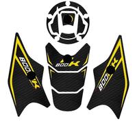 Motocicleta Adhesivo depósito Combustible Almohadillas Adhesivas Protectoras Laterales Tapa Tanque Combustible de Motocicleta Antideslizantes para CF&MO&TO CF800NK 800 NK 800NK 2023