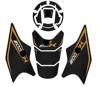 Motocicleta Adhesivo depósito Combustible Almohadillas Adhesivas Protectoras Laterales Tapa Tanque Combustible de Motocicleta Antideslizantes para CF&MO&TO CF800NK 800 NK 800NK 2023