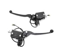 Motocicleta Ajustable Freno Embrague Manijas PAL Bomba de Freno Delantera Superior M10, Embrague hidráulico, Cilindro Maestro Izquierdo y Derecho, Palanca de Freno/Compatible con Scooter eléctrico N