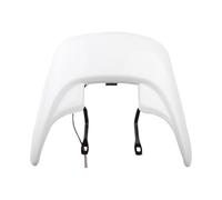 Motocicleta Alerón Delantero Compatible con DIO 50 Dio50 AF27 AF28, alerones de luz de Freno Trasera, carenados de alerón Trasero Divisor Parachoques(White)