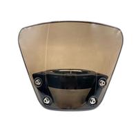 Motocicleta Alerón Delantero para Husqvarna Svartoilen 401 Husqvarna | 2018-2023 250 Windshield Covers Screen Windscreen Deflector de aire de parabrisas moto(Brown)