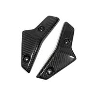 Motocicleta Alerón Delantero para Triumph Street Triple 765 S R RS | 2020-2022 Outer Radiater Covers Side Panels Panel de carenado lateral de moto(Twill Black)