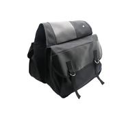 Motocicleta Alforja Bolsa Motocicleta Lona Respaldo Asiento Equipaje Bolsas para Triumph para Bonneville 2013(Negro)