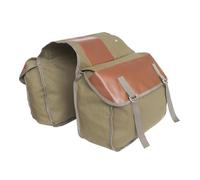 Motocicleta Alforja Bolsa Motocicleta Lona Respaldo Asiento Equipaje Bolsas para Triumph para Bonneville 2013(Marrón)