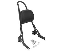 Motocicleta Almohadilla Respaldo Almohadilla negra para el respaldo del pasajero trasero de la motocicleta para Sportster XL883 1200 X48 para Forty Eight 2004-2023