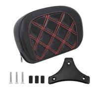 Motocicleta Almohadillas Cojín Trasero Almohadilla de respaldo pasajero desmontable para motocicleta para Touring para Street Glide para Road King 1996-posteriores