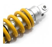 Motocicleta Amortiguador Trasero Amortiguador De Suspensión Trasero Universal 285 Mm Para Motocicleta Ajustable Con Mezcla Aceite Y Gas(Oro)