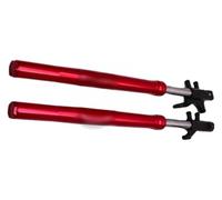 Motocicleta Amortiguador Trasero Para Msx125 M3 M5 M6 Para Monkey Suspensión De Horquilla Delantera Ajustable Amortiguadores Alargados 665 Mm Y 710 Motocicleta(665mm Red)