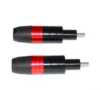 Motocicleta Anti Caída Rod Cnc Aleación de aluminio Motor Guardia Crash Bar Protección para Scooter Motocicleta Con 8mm Apertura Color Rojo Par (rojo)