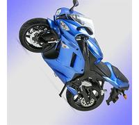 Motocicleta Azul Modelo 1/12 Escala Diecast Metal Bicicleta Miniatura Carrera Juguete para Colección De Regalo para Kawasaki para Ninja ZX6R