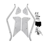Motocicleta Barra Choque Para FORZA750 Para NSS750 2021-2023, Barra Choque Motor Motocicleta, Protector Carenado, Parachoques Marco Jaula Acrobática(Plata)