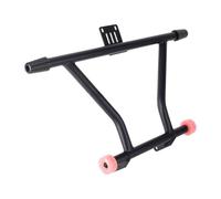 Motocicleta barras Choque Mild Steel Motorcycle Crash Bar Engine Guard Cage Front Highway Step Bumper Para Para Softail FXLRST Low Rider ST 117 2022 2023