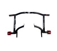 Motocicleta barras Choque Protectores alforjas para motocicletas protectores bolsas para Road Glides Street King Glide ST 2004 en adelante DS para Custom