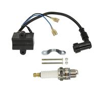 Motocicleta Bobina Encendido Para 49cc 60cc 66cc 80cc Magneto Estator Bobina De Encendido Motor CDI Accesorios Bicicleta Motorizada 2 Tiempos(C)