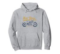 Motocicleta Brooklyn New York Chopper Regalo para papá Jinete Sudadera con Capucha
