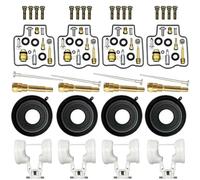 Motocicleta carburador Kit Compatible Con Para ZX600 Para ZX6R 1995 1996 1997 Motocicleta Carburador Flotador Émbolo Diafragma Kit De Reparación Junta(B)