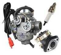 Motocicleta Carburador para GY6 125cc 150cc Scooter ATV Carburador De 4 Tiempos Carburador De Motocicletas De 24mm(C)