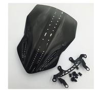 Motocicleta Carenabris Deflector De Aire Y Viento Para Parabrisas De Motocicleta Para Kawasaki Para Z900 2017 2018 2019 Protector Burbuja Parabrisas Protector(Smoke Black)